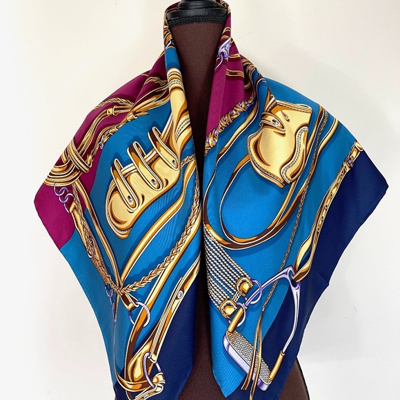 New Gucci Scarf Equestrian Iconic Logo Print Silk Wrap - Picture 1 of 12